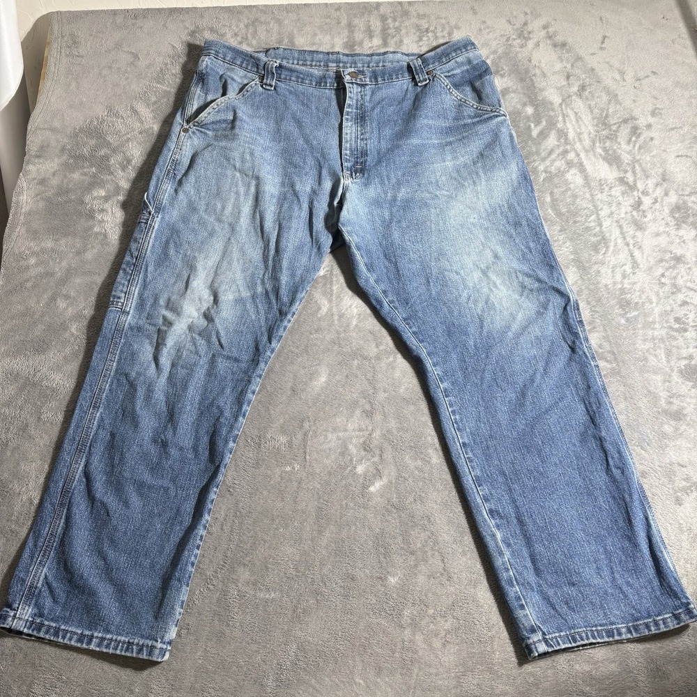 Wrangler Jeans Men's 38x30 Blue Carpenter Workwear Denim Outdoors